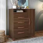 Cômoda Reyna Cedro 4 Gavetas