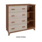 Cômoda Rimo Guarapari 4 Gavetas 1 Porta Mdf