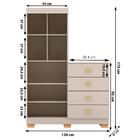 Comoda Roupeiro 120 Cm 2 Portas Cris 20034 Vlr