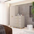 Comoda Roupeiro 120 Cm 2 Portas Cris 20034 Vlr