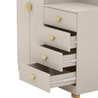 Cômoda Roupeiro Cristal Com Espelho Fendi - Vila Rica