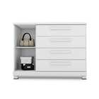 Cômoda Rubi 1 Porta 4 Gavetas Incabras