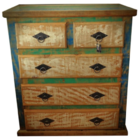 Cômoda Rústica Full Em Madeira De Demolição - Cód 1712