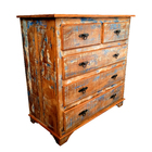 Cômoda Rústica Nepal Em Madeira De Demolição - Cód 767
