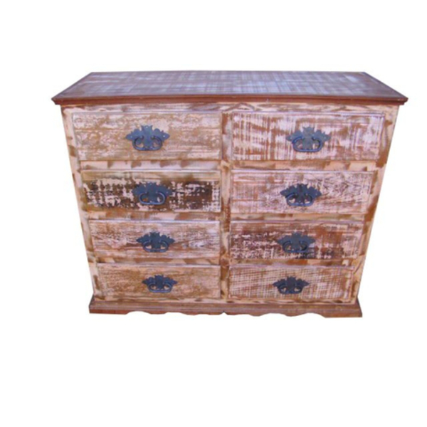 Cômoda Rústica Tiana Em Madeira De Demolição - Cód 31