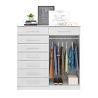Cômoda Saavi Branco 8 Gavetas