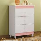 Cômoda Sam Flex Rosê Branco