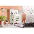 Cômoda Santorini 2 Portas 5 Gavetas 100% Mdf Off White  – Eur