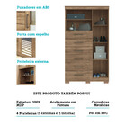 Comoda Santos Andira Maraba 1 Porta 6 Gavetas