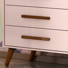 Cômoda Sap. 1porta 4 Gavetas Q Encanto Retrô Rosa  - Montanar