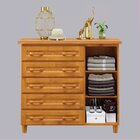 Cômoda Sapateira 01 Porta 05 Gavetas Móveis Cavazotto - Mel