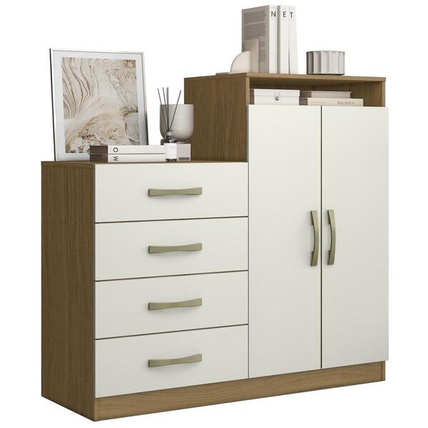 Comoda Sapateira 04 Gavetas 02 Portas 2004142 Armoveis