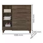 Comoda Sapateira 04 Gavetas 775 Com Pes Qmovi