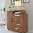 Cômoda Sapateira 04 Gavetas E 01 Porta Londrina Terrano Mx Mó