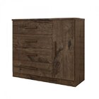 Cômoda Sapateira 1 Porta 4 Gavetas Genova Plus Zanzini Jacara