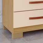 Cômoda Sapateira 1 Porta 4 Gavetas Itapema Carvalho Americano