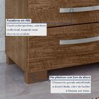 Cômoda Sapateira 1 Porta 4 Gavetas Itapema Malbec