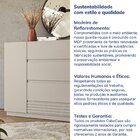 Cômoda Sapateira 1 Porta 4 Gavetas Samambaia Cabecasa Madeira