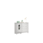 Comoda Sapateira 1 Porta 4gvs Amore Branco Janela- Qmovi