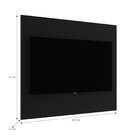 Cômoda Sapateira 1 Porta 5 Gavetas Com Pés + Painel Tv Até 43