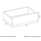 Cômoda Sapateira 1 Porta E 4 Gavetas Ipê Branco