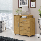 Cômoda Sapateira 1 Porta E 4 Gavetas Londrina Marrocos/marroc