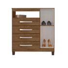 Comoda Sapateira 1p 4g 84 Cm Moden 2258 Incp