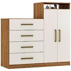 Comoda Sapateira 2 Portas 4 Gavetas 4270 Demobile