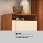 Comoda Sapateira 2 Portas 4 Gavetas 4270 Demobile