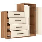 Comoda Sapateira 2 Portas 4 Gavetas 4270 Demobile