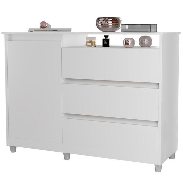 Comoda Sapateira 3 Gavetas 1 Porta Sky79 Mpri