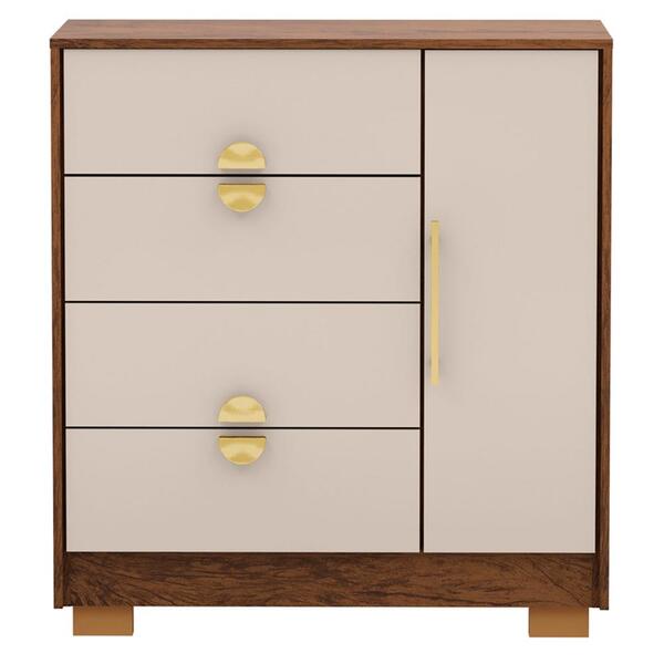 Comoda Sapateira 4 Gavetas 1p 93 Cm 20033 Vlr