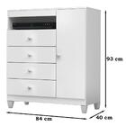 Comoda Sapateira 4 Gavetas 6312 Incc