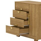 Cômoda Sapateira 4 Gavetas Clarabella Nature