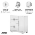 Cômoda Sapateira 4 Gavetas Clarabella Nature