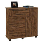 Cômoda Sapateira 4 Gavetas Com Pés Castanho Kids