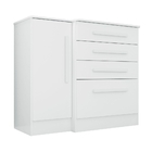 Cômoda Sapateira 4 Gavetas Noah Branco