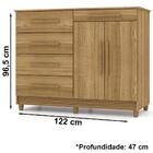 Comoda Sapateira 5 Gavetas E 2 Portas 20019 Vlr