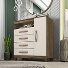 Cômoda Sapateira Aspen 1 Porta 4 Gavetas I01 - Clique Chique