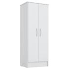 Cômoda Sapateira Áurea E Armário Multiuso Viena Branco – Demó