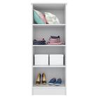 Cômoda Sapateira Áurea E Armário Multiuso Viena Branco – Demó