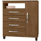 Comoda Sapateira Cannes 1 Porta 4 Gav Inc Milani Store