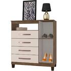 Comoda Sapateira Cannes 1 Porta 4 Gav Inc Milani Store