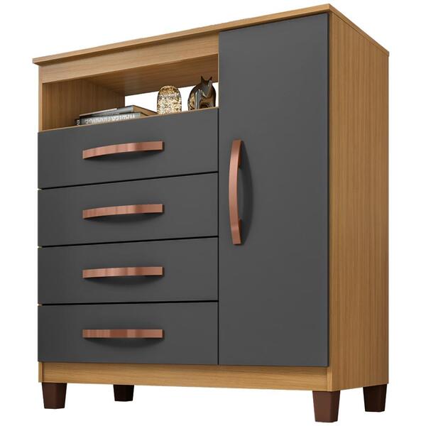 Comoda Sapateira Cannes 1 Porta 4 Gav Inc Milani Store