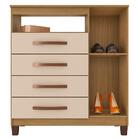 Comoda Sapateira Cannes 1 Porta 4 Gav Inc Milani Store