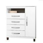 Cômoda Sapateira Cannes Branco - Incorplac