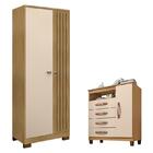 Cômoda Sapateira Cannes Com Armário Multiuso Versatile 2 Port