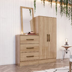 Cômoda Sapateira Chris 2 Portas 3 Gavetas Casa 812