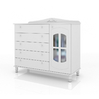 Cômoda/sapateira Colonial Branco Fosco