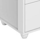 Cômoda Sapateira Com 8 Gavetas Larissa Yescasa Branco Fosco L